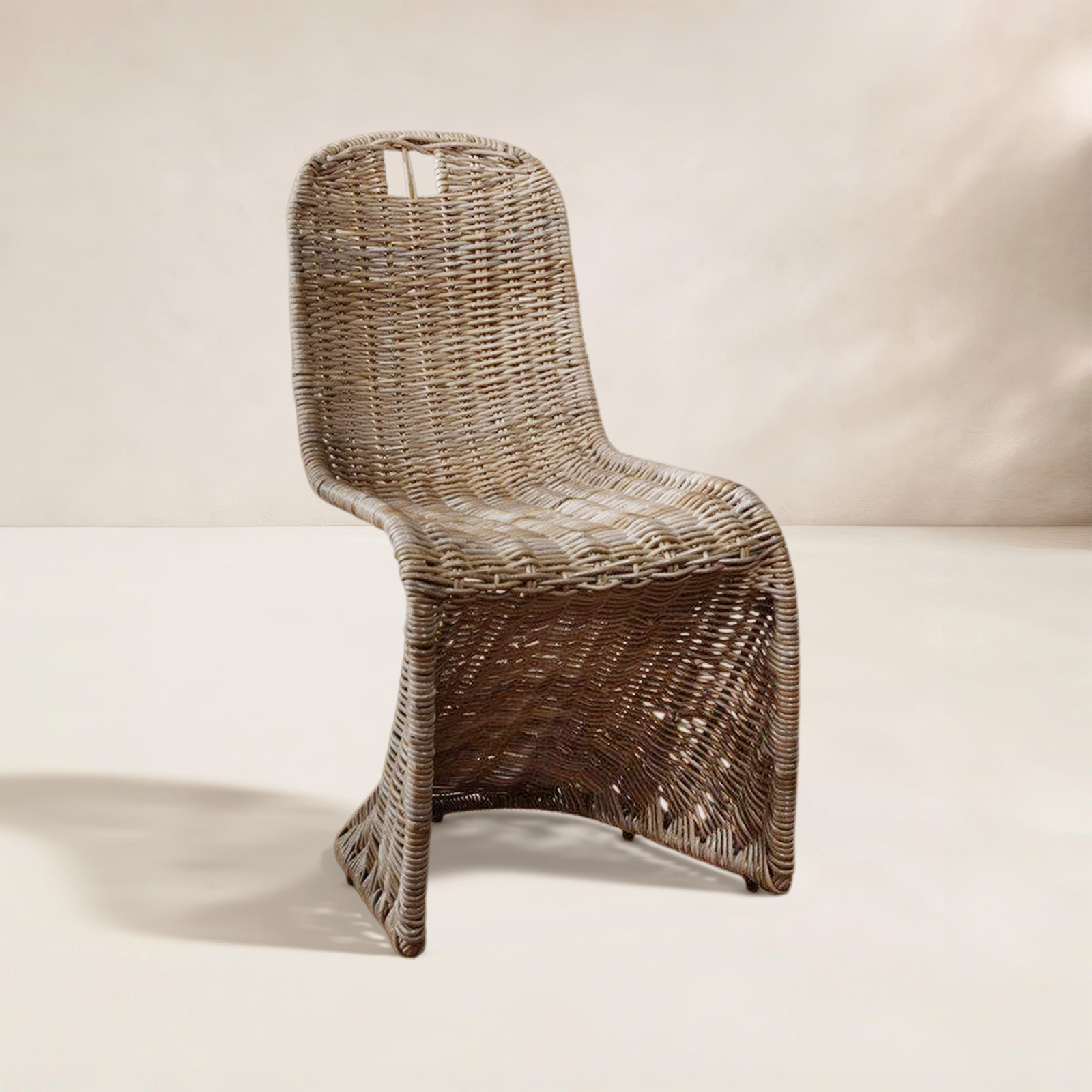 Ziaa Patio Side Chair, Gray