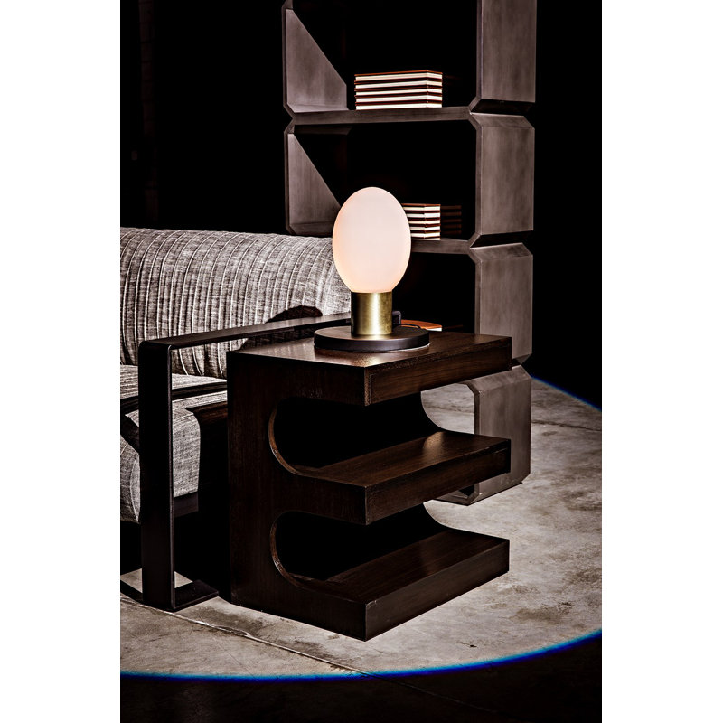 Radcliff Solid Wood End Table, Light Shellac