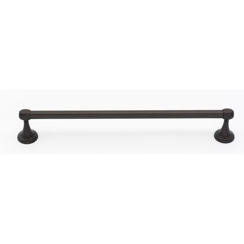 Royale 1 Wall Mounted Towel Bar, Chocolate Bronze