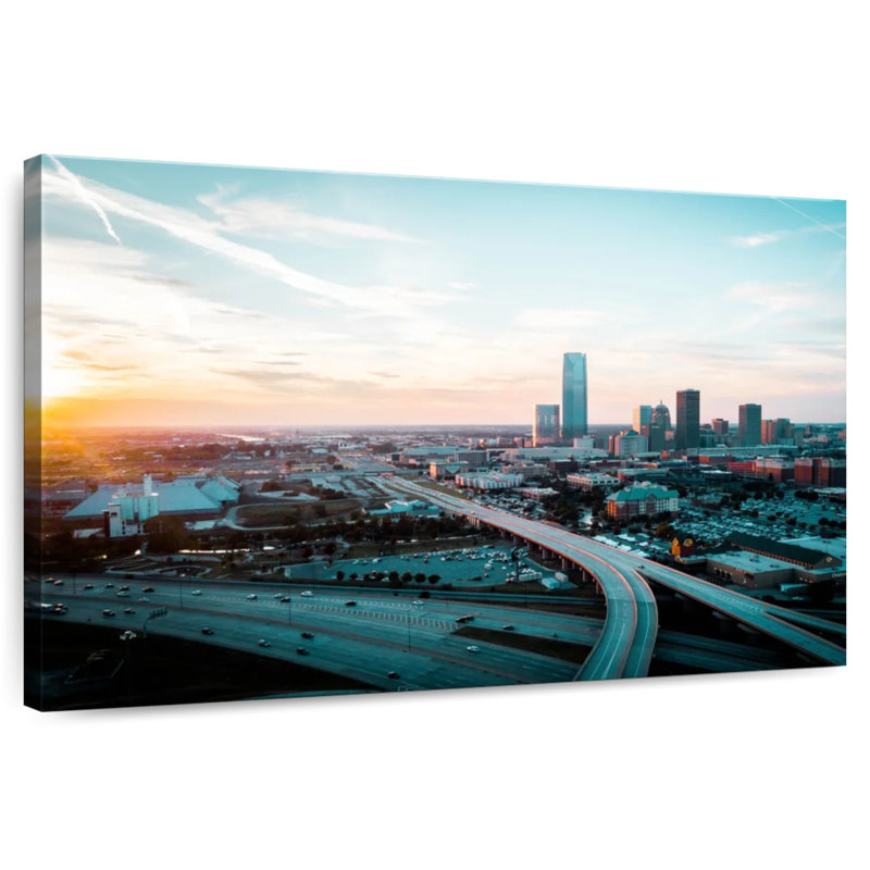 Nicci Oklahoma City View, H 16 po x l 24 po