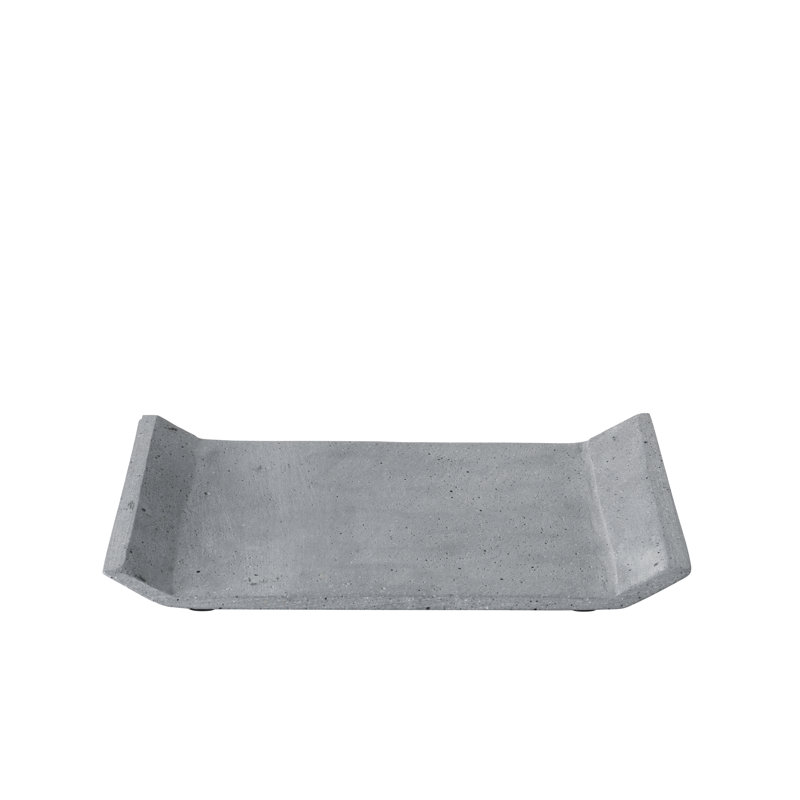 Coffee Table Tray, Dark Gray, 0.98" H x 11.81" W x 7.87" D