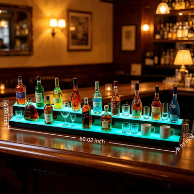 LED Wine Bottle Atmosphere Display Light Strip, Supporting Dual Control Of RF Remote Control And Mobile APP Intelligence