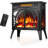 R.W.FLAME 23.5''W 500W/1500W Electric Fireplace Stove With Remote Control-75206385