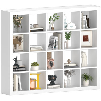 Bibliothèque de rangement - Tablette de présentation multifonctionnelle pour le salon, la chambre à coucher et le bureau personnel