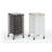Nisean Under Desk Storage Mobile Utility Cart with Wooden Top and 8 Drawers-1259464112