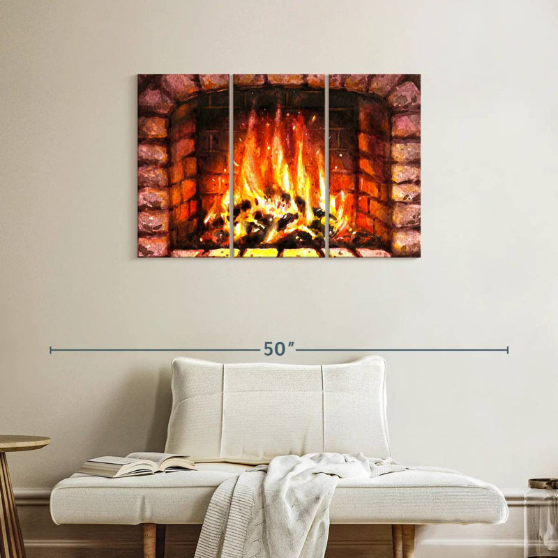 Lilie Fireplaces, 24" H x 38" W