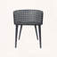 Ensemble de 2 chaises d'extérieur en fer avec structure résistante à la rouille