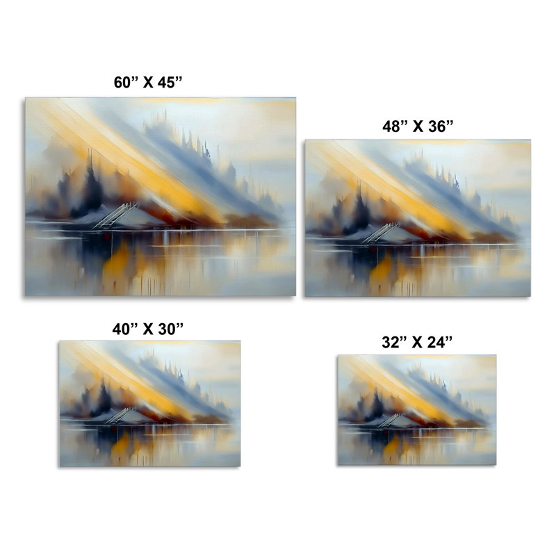 Veil Of The Morning Sun, 45" H x 60" W