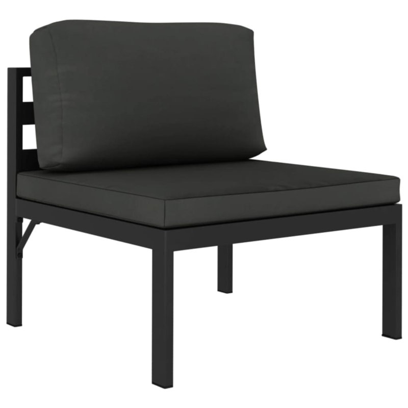 Ensemble de salon de jardin anthracite