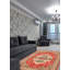 Tapis unique en laine noué à la main 3 pi 10 po x 5 pi 8 po nouvel âge Folrat - rouge / crème / vert