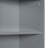 Gray Tall Storage Cabinet With 3 Drawers And Adjustable Shelves For Bathroom-188976888