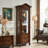 Nut-brown Solid Wood+Glass Display Cases