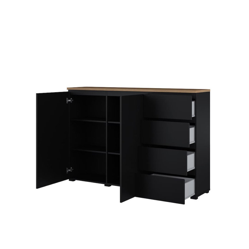 Cabinet/Enclosed Storage, Black