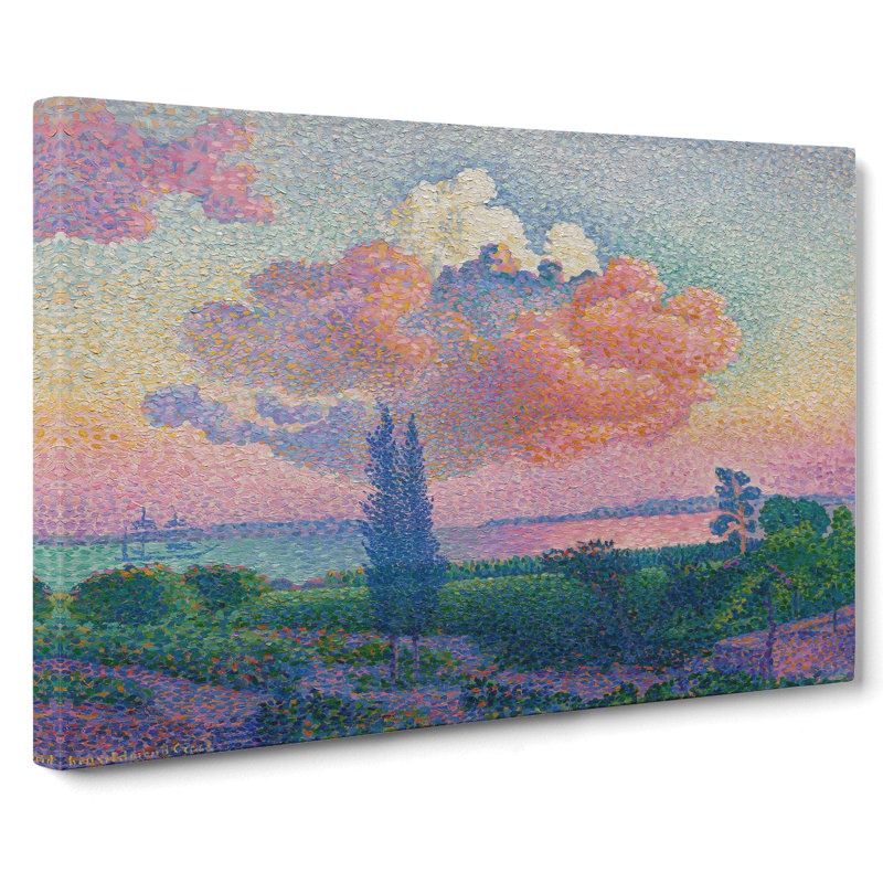 The Rose Cloud by Henri-Edmond Cross - Wrapped Canvas, 35cm H x 50cm W x 3cm D
