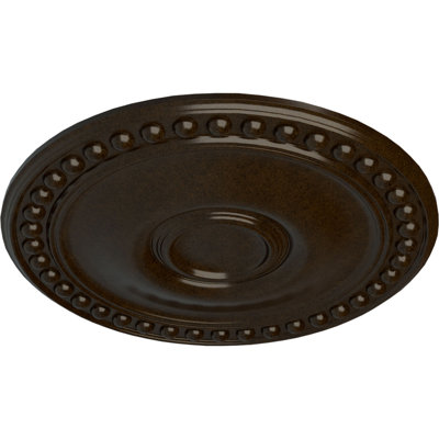 Endurathane Sellek Ceiling Medallion, 18 1/2"OD x 7/8"ID x 1 1/2"P (Fits Canopies up to 1 1/8")Hand-Painted Flash Blue Finish