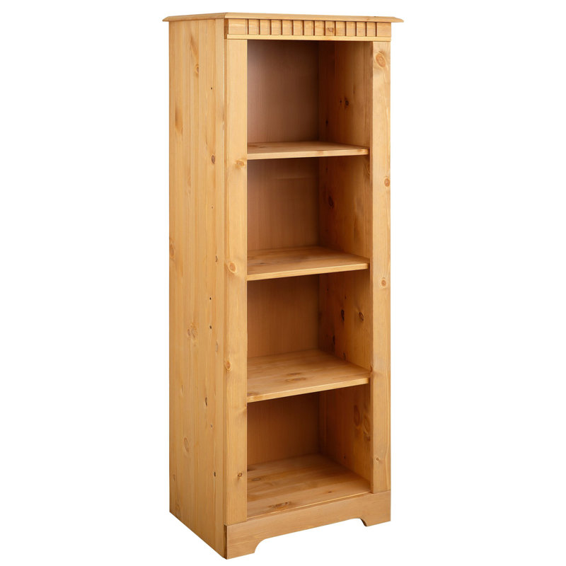 Criselda 135cm H x 50cm W Standard Bookcase, Natural