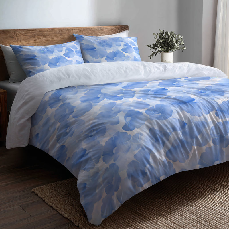 Ensemble de housse de couette Floral Bedding, Housse de couette très grand et 2 très grandes t