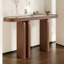 Retro style simple oval console table-606547553