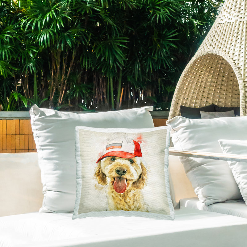 Coussin de baseball Goldendoodle