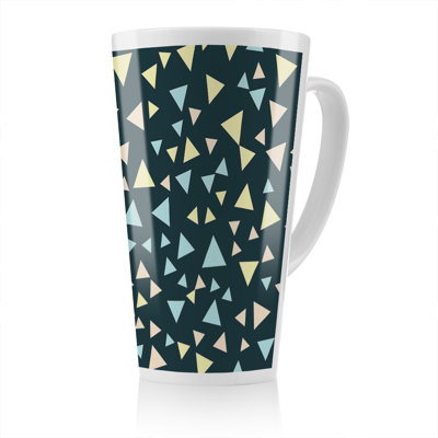 Triangles Latte Mug