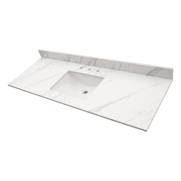 SWAN Gray Granite Bathroom Vanity Skirt (61-in x 8-in) SWAN Gray Granite Bathroom Vanity Skirt (61-in x 8-in)