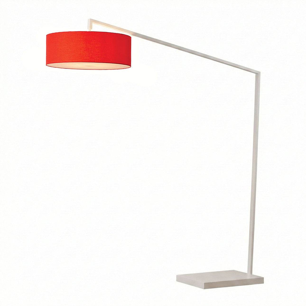 Stretch 87" Dimmable Floor Lamp, Crimson Red