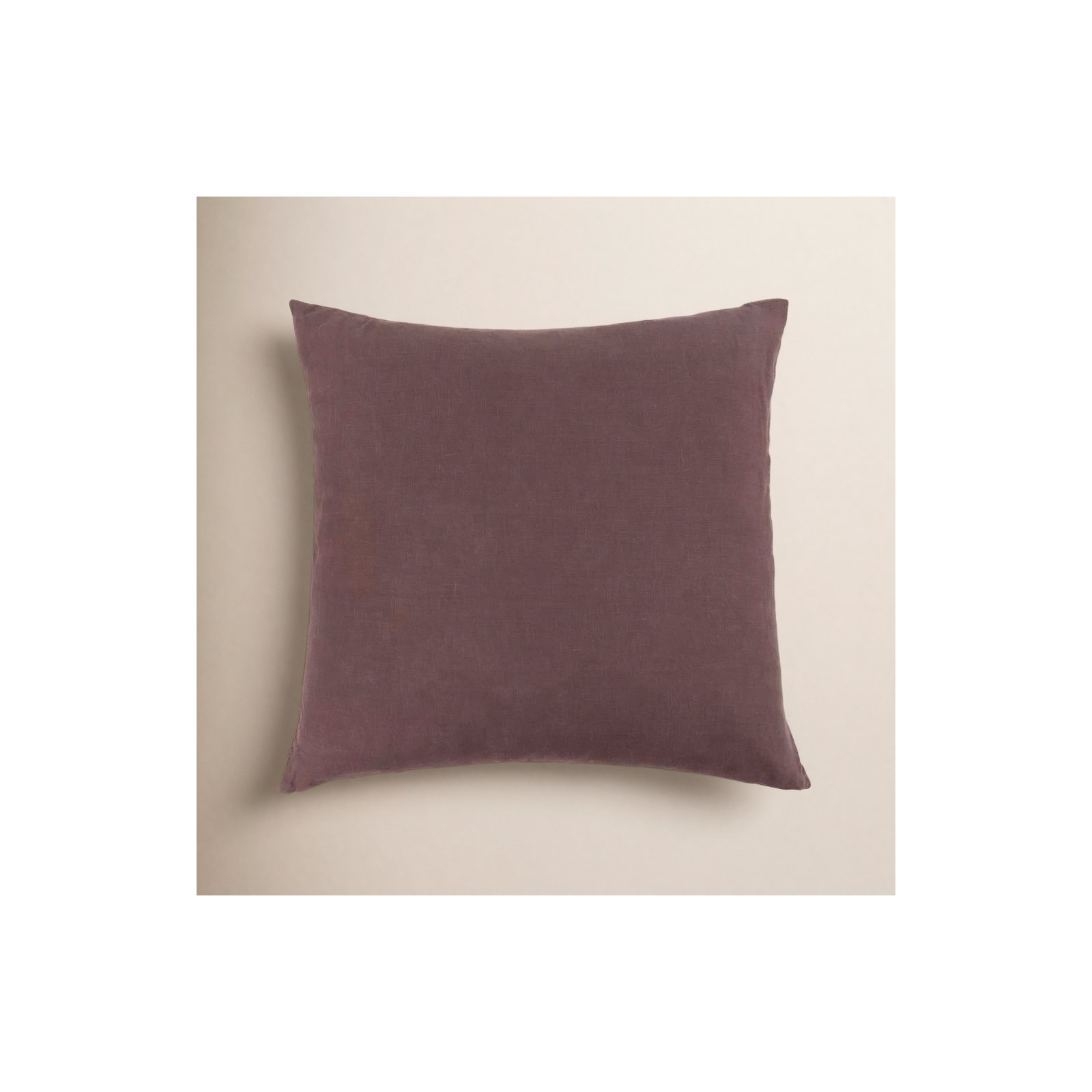20" X 20" French Linen Throw Pillow, Clove