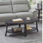 Table basse contemporaine, tablette ovale-955314794