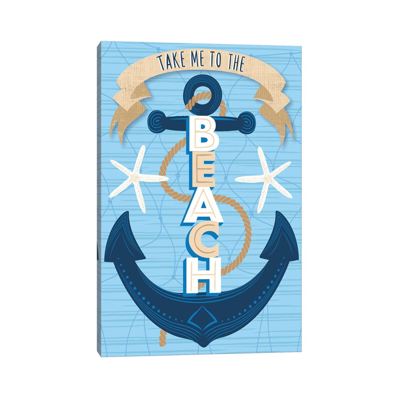 Beach Fun III 1 Piece Wrapped Canvas Wall Art