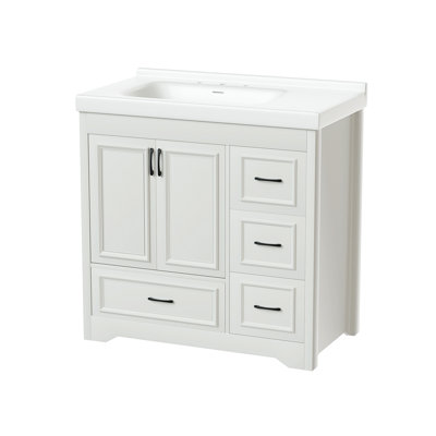 Lavabos rectangulaires pour lavabo de salle de bain 36 pouces, lavabos de salle de bain rectangulaires modernes, lavabos en céramique pour salle de bain en porcelaine blanche, l 36 po x P 20 po - lavabo seulement.