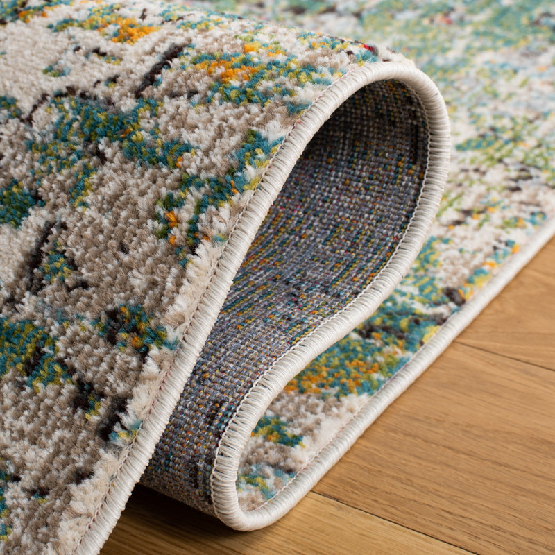 Madison Abstract Area Rug, Square 92 cm