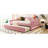 Upholstered Daybed With And Trundle In Pink - Comfortable Rest For Craft Rooms Creative Functional-79681462-79681461
