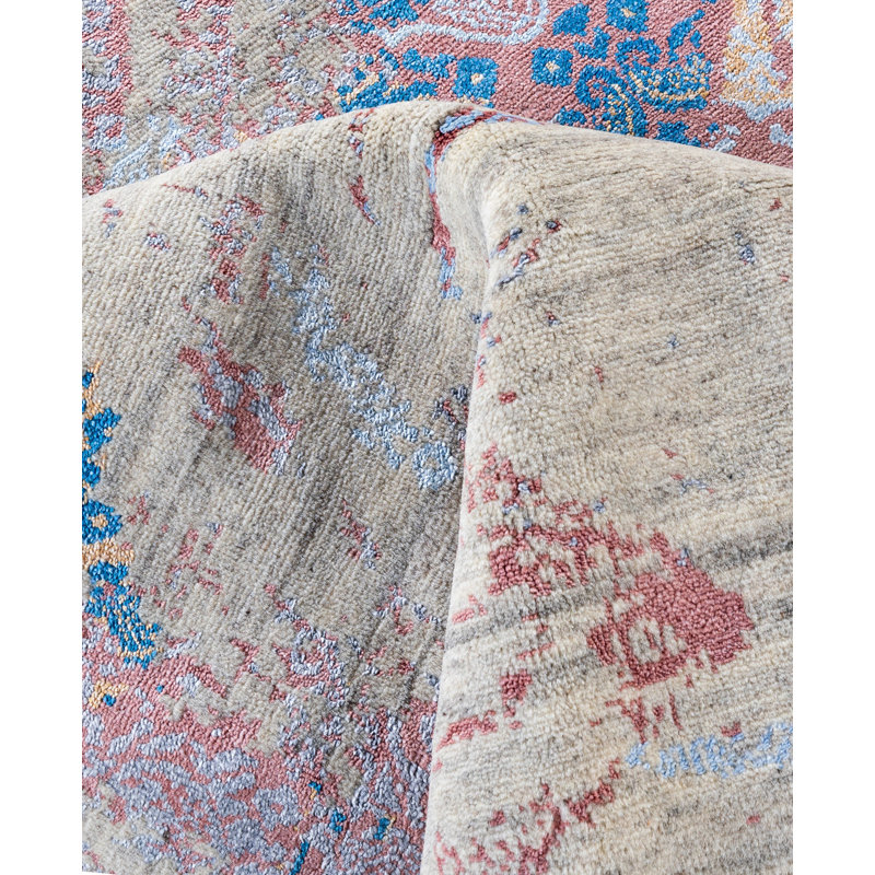 Overdyed One-of-a-Kind 8' 1" X 10' 3" Hand Knotted Area Rug
