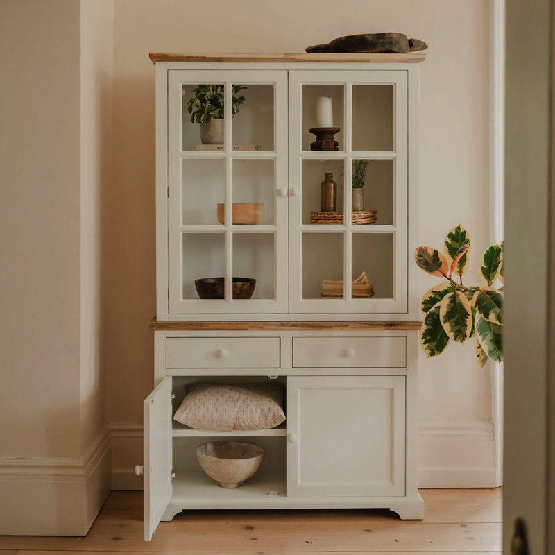 Teague Display Cabinet, White