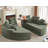 78.5" Wide Oversized Round Chaise Lounge Chair-577970828