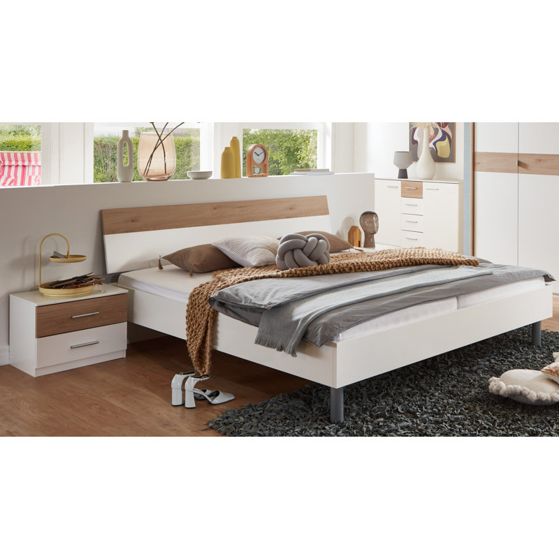 Nadilynn Piece Bedroom Set, White, 160 x 200cm