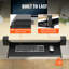Plateforme pour clavier sans bureau H 5,5 po x l 26,8 po Masino