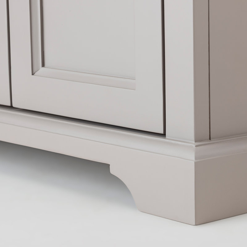 Teague Display Cabinet, Dove Grey