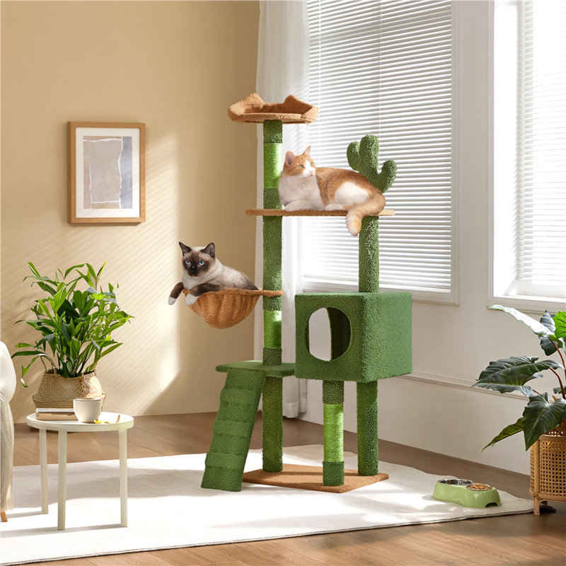 Dubrule 52.5'' Height Cactus Cat Tree