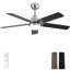 Ventilateur de plafond 5 pales réversible Noiseless