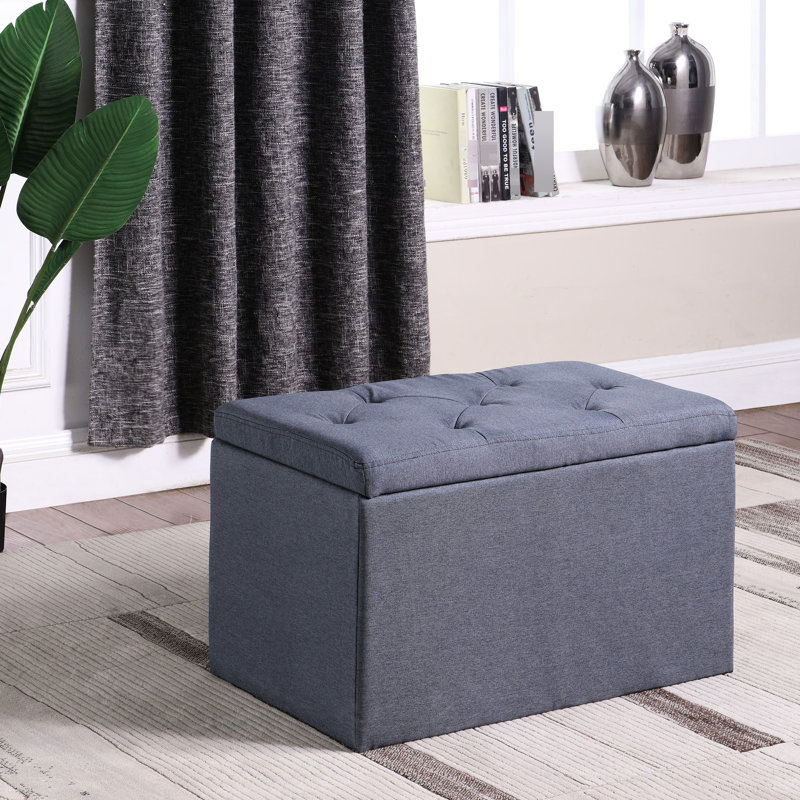 Meuble de rangement pour chaussures de 18,5 po de hauteur gris pour 8 paires - s'adapte à 16 compartiments mauves, H 29 po x l 17 po, mousse, 4 pieds en pointillé, banc d'armoire à charnière simple permettant de garder les paires, les fentes, la fabrication en mousse et les charnières