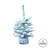 9" Flocked Pine Artificial Christmas Tree
