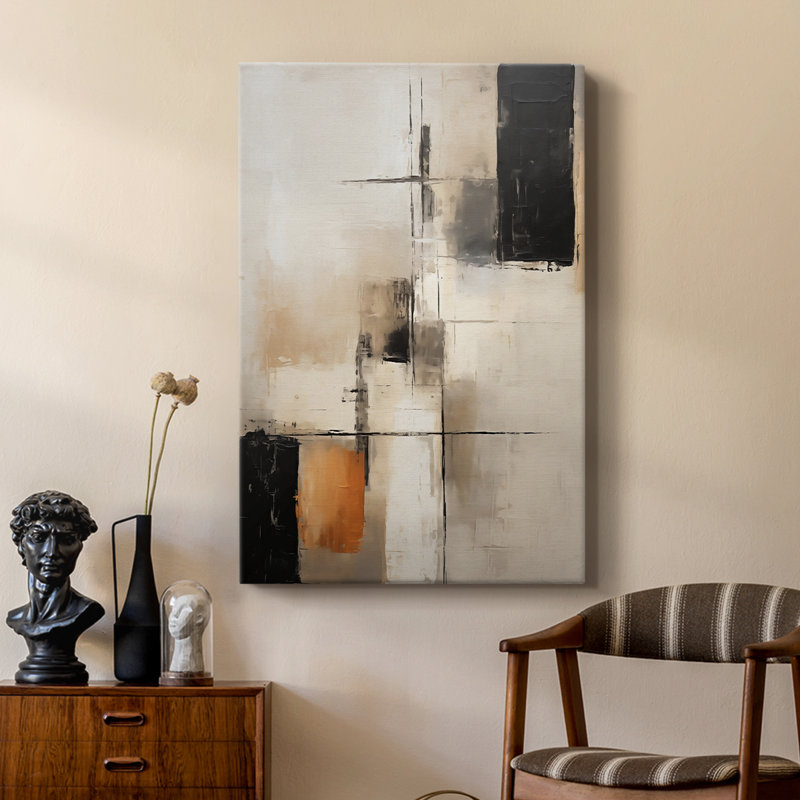 ABSTRACT Series CECLXIV - Cavas de galerie sur mesure, H 18 po x l 12 po
