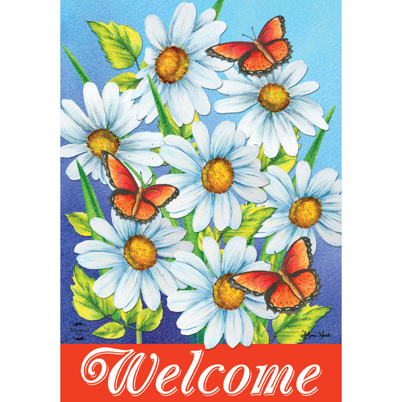 Sunshine Daisies Garden Flag