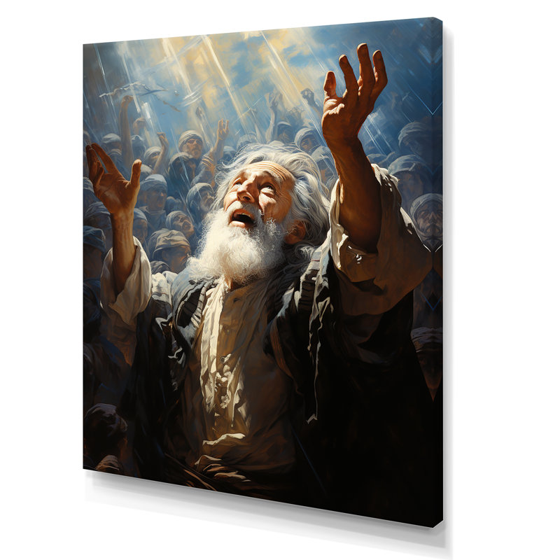 Sunlight Judaism Devotion I - Judaism, impressions sur toile, Toile tendue, H 20 po x l 12 po