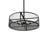 12 - Light Dimmable Drum Chandelier