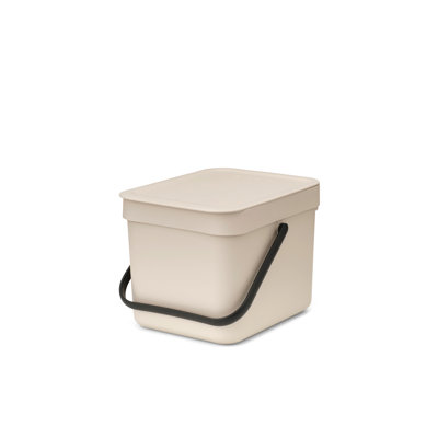 Bac de recyclage en plastique Sort & Go, 1,6 gallon (6 L)