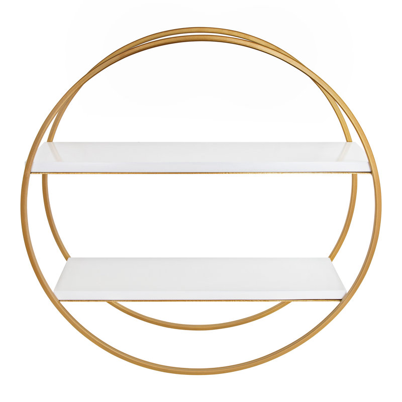 Tablette décorative 2 pièces Vasquez, Blanc