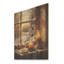 Christmas Winter Window View II - Paysage d'hiver sur bois-862077203