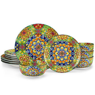Piece Stoneware Dinnerware Set - Service for 4